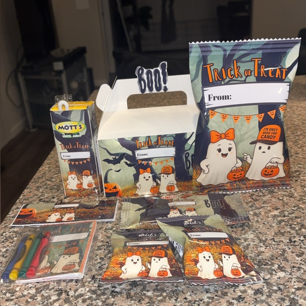 Halloween Ghost Treat Bags